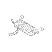 Genuine OE Kia Muffler - 28700-1F425