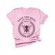 thumbnail image 2 of Camiseta de mujer con letras, manga corta, camiseta con cuello redondo, blusa de verano, rosa, XL Scienceny AP002565-13, 2 of 7