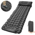 thumbnail image 1 of Camping Sleeping Pad with Pillow Built-in Pump Ultralight Inflatable Sleeping Mat Waterproof Camping Air Mattress for Backpacking Hiking Tent Traveling, 1 of 8
