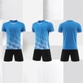 thumbnail image 7 of Fesfesfes Boys Kids Football Soccer Set,5-13Years Breathable Short Sleeve Top,Elastic Waist Athletic Shorts,Youth Sports Training Game Active Outfit, 7 of 7