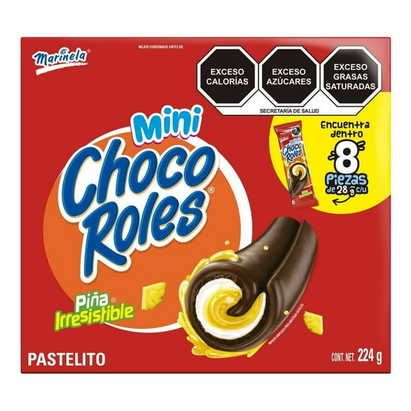 Pastelitos Marinela Mini Chocoroles 224 g