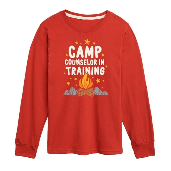 Instant Message - Camp Counselor In Training - Toddler & Youth Long Sleeve Graphic T-Shirt