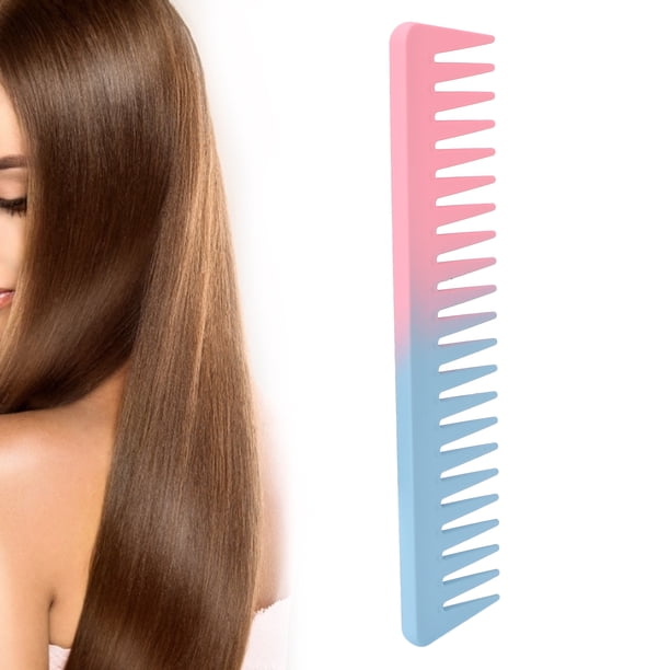 Peines de dientes anchos, peine de dientes anchos, peine para el cabello sin dientes anchos, peine para champú de salón, rendimiento inigualable