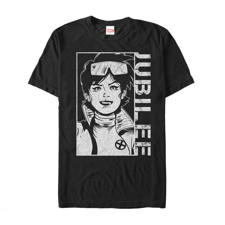 X-men T-shirt Tee - Marvel Men's X-Men Jubilee Portrait T-Shirt