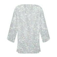 thumbnail image 4 of Sakmal Cover-Up Coats for Women Plus Size Silver Elbow-Length Loose Fit Flowy Glitter Cardigan Ladies Jackets, 4 of 5