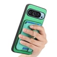 thumbnail image 4 of Decase for Google Pixel 9 Pro XL 5G Case, 2 in 1 Detachable Slim Magnetic Back Thin Wallet Cover with Card Slot & Ring Stand,Green, 4 of 10
