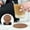 Brown #39, variant on Round Silicone Coasters Set of 6 with Holder, Thick Non-Slip Heat Resistant Cup Mat for Cold and Hot Drinks, Tabletop Protector for Home and Office Ginger