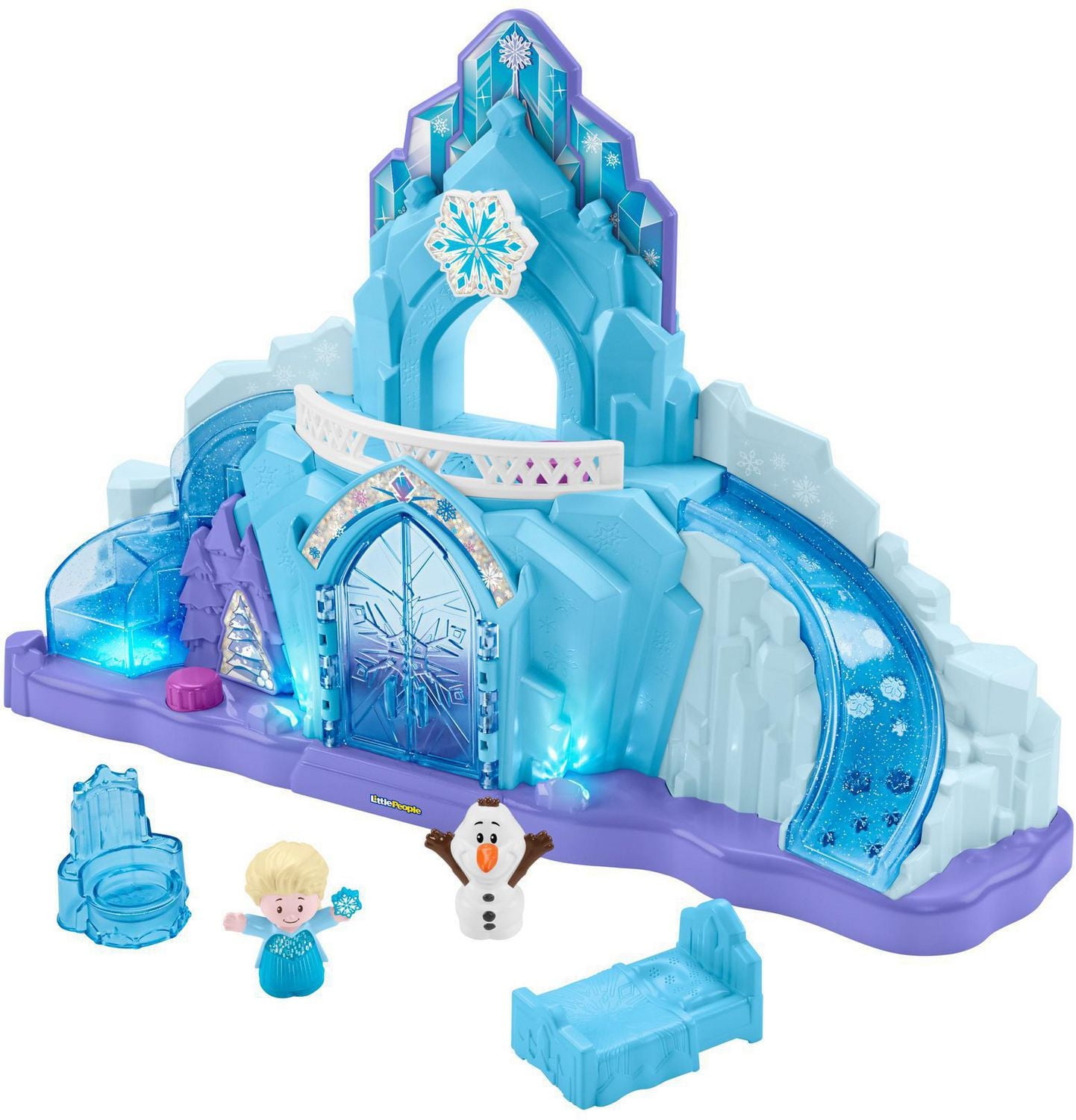 Little People Disney La Reine des Neiges Le Palais de Glace d’Elsa - Version Anglaise