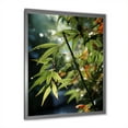thumbnail image 2 of Designart "Sunset Photography With Bamboo" Bamboo Picture Framed Wall Decor, 2 of 5