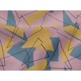 thumbnail image 4 of oneOone Viscose Jersey Fabric Rectangle & Triangle Geometric Printed Craft Fabric BTY 60 Inch Wide, 4 of 4