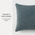 thumbnail image 4 of Noble Linens Stone Washed and Distressed Cotton Decor Throw Pillows, 4 of 8