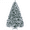 Green, variant on Alden Design 6 Ft Pre-lit Flocked Christmas Tree with Warm Lights, Frosted White