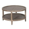 thumbnail image 5 of Porter Designs Lowell Solid White Oak Wood Coffee Table - Brown, 5 of 5