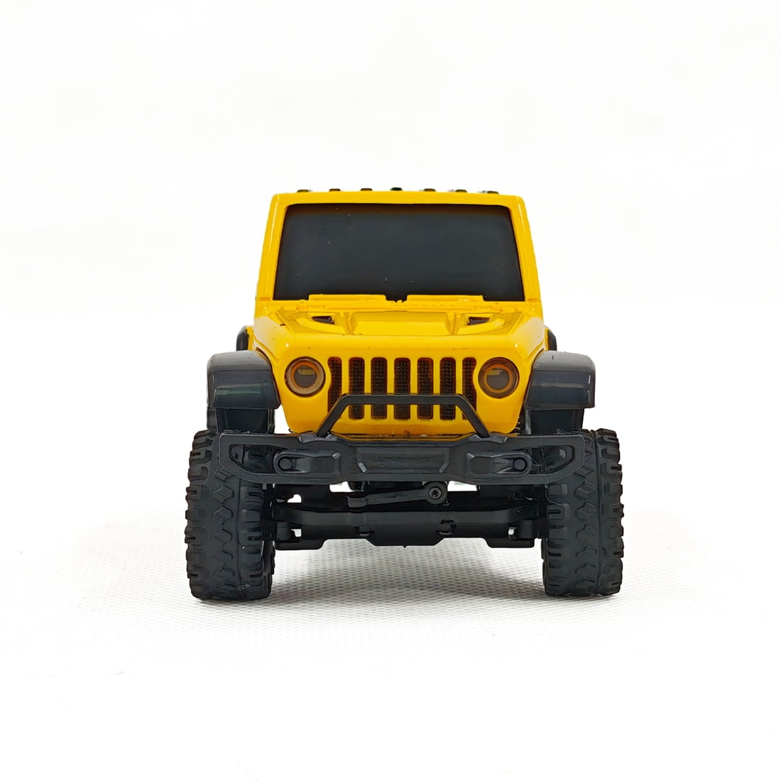 1/36 Scale 4WD RC Climbing Car Mini Off Road Remote Control Truck With LED Front Rear Lights Full Proportional Driving System Electric Rock Crawler Vehicle For Adults Hobbyists