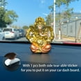 thumbnail image 6 of Hindu Ganesh for Car Dashboard - Indian Mini Ganesha Statue Decor India Home Office Temple Mandir Pooja Items Diwali Gifts Decor Murti Ganpati Idol Yoga Zen Meditation Room Altar Shrine Kit, 6 of 9
