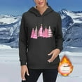 thumbnail image 3 of Women's Winter Sweatshirts Sherpa Lined Crewneck Fleece Pullover Warm Casual Christmas Long Sleeve Holidays Tops, 3 of 6