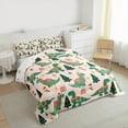 thumbnail image 3 of Manfei Funny Xmas Dinosaur Bedding Comforter Set for Kids, Merry Christmas Twin Comforter Sets, Snowman Snowflake Bedding Set, Ultra Soft Home Decor, Reversible 2-Piece, 3 of 8