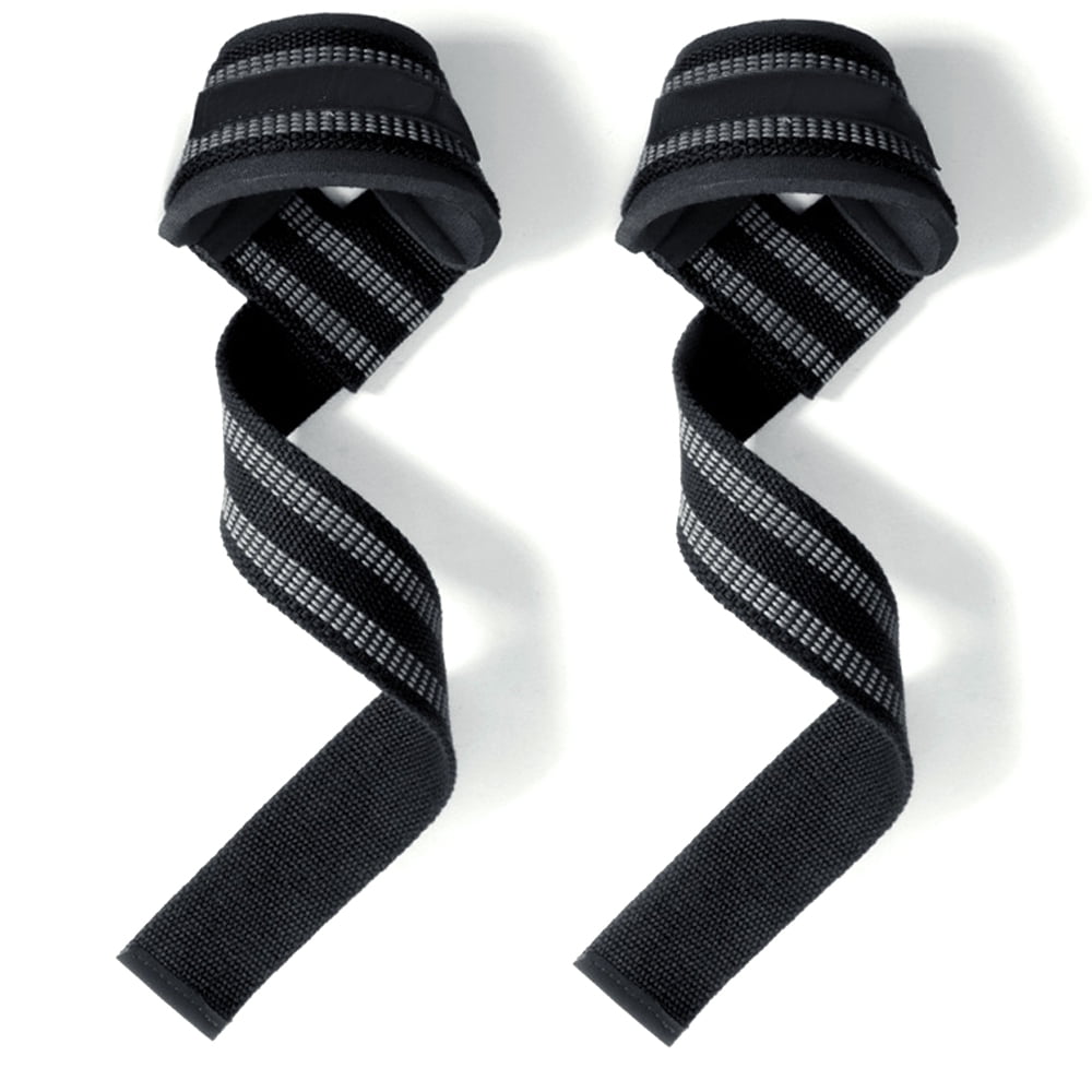 Hard Pull Wrist Lifting Straps Grips for Weightlifting, Bodybuilding