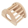 thumbnail image 5 of Casa con arco de madera para hámster, cabaña de madera con arco hueco para jerbos, chinchillas, cobayas, osos dorados, 5 of 5