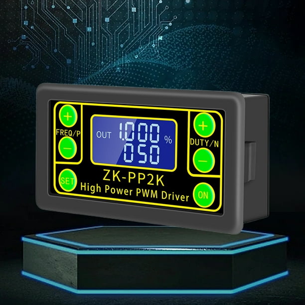 Regulador de velocidad del motor PP2K Módulo de accionamiento de retardo de ciclo 8A DC 3.3-30V LCD de alta potencia Sywqhk Para estrenar