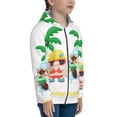 thumbnail image 5 of Sikiie Gnomes Summer Beach1 Zip Up Hoodie Teenage, hoodies for Teenage, Zipper Sweatshirt Jacket for Daily, Traveling-, 5 of 6