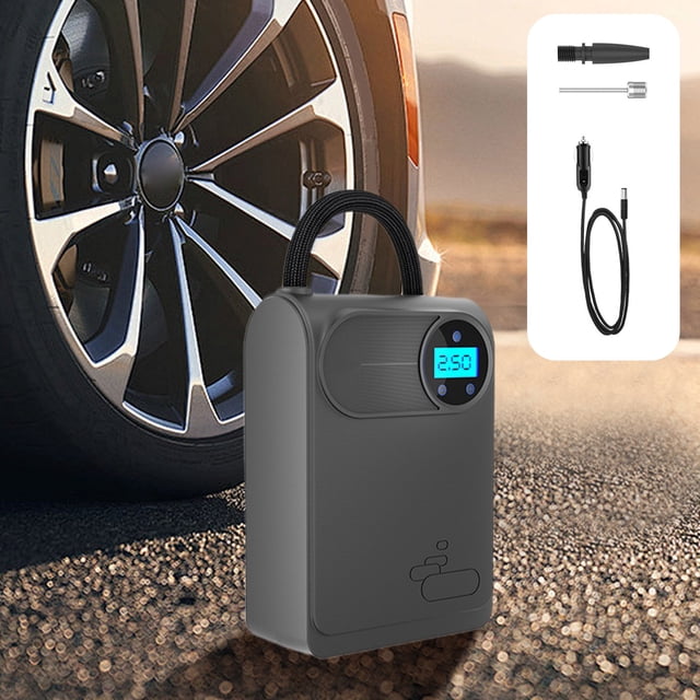 Danhjin Tire Inflat Multifunctional Vehicle Inflator Pump Home Portable Inflator Pump Mini Inflator Pump Intelligent Digital Lcd Display Screen With Led Lighting