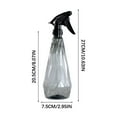 thumbnail image 5 of yulier Water Spray Bottle, Empty Spray Bottle Plastic Watering The Flowers Water Spray Bottle for Hair, Plants, Home Cleaning, Cooking, BBQ - 600ml, 5 of 6
