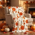 thumbnail image 5 of Halloween Sale Clearance!Fall Decorations for Home, Autumns Thanksgiving Flannel Throw Blanket 5 Cute Fall Patterns Plushs Blanket 70x100cm For Sofa Bed Camping Warm Light Weight Cover, 5 of 8