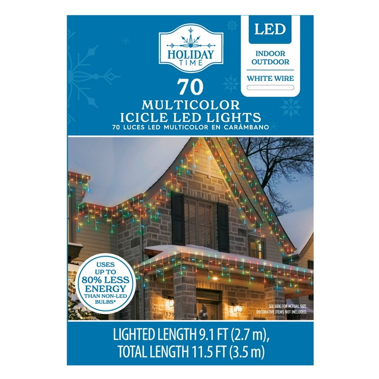 Led christmas outlet lights walmart