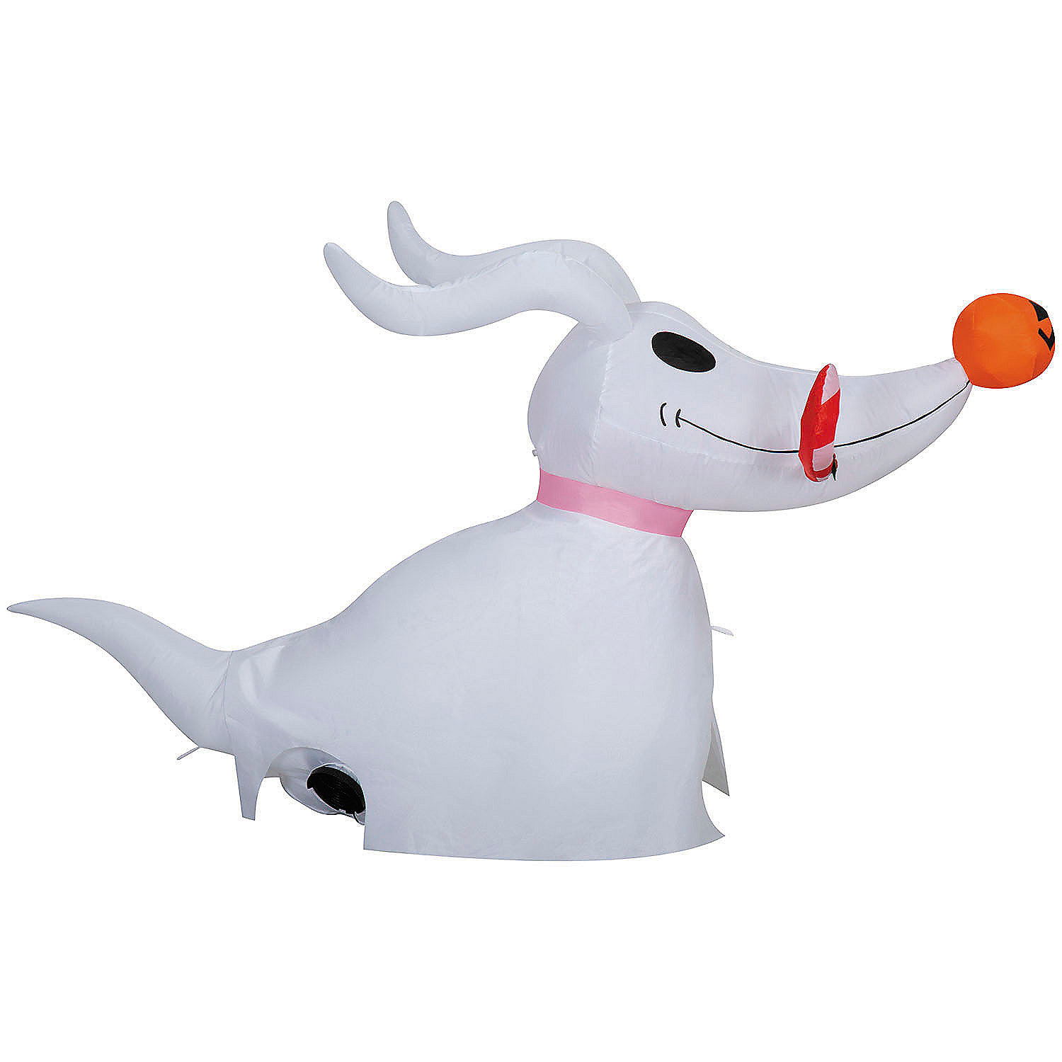 Nightmare Before Christmas Zero Inflatable - 4.3 Ft LED Dog With Flashing Pumpkin Nose 1 thumbnail image
