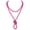 XL_1030_Magenta, variant on Bocar Fashion Beads Rope Knot Long Beaded Necklace Versatile 60" Strand Costume Jewelry for Women