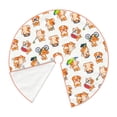 thumbnail image 2 of Daiia Kawaii Shiba Dog Drawing Merry Christmas Tree Skirt , Xmas Large Lace-up Tree Skirt, Santa Snowflakes Rustic Home Decorations New Year Party Farmhouse Decor-36", 2 of 7