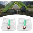 thumbnail image 2 of 20L Food Grade PVC Collapsible Water Canister, 2 Pieces Water Tank Water Bag Collapsible Canister Water Tank Water Storage (Water Container, Transparent 20L), 2 of 5