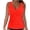 Orange, variant on Swimwear Tops for Women Sleeveless Underwire Tankini Top Twist V Neck Push Up Swim Top Ruched Bathing Suit Tops Only