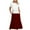 Wine summer dresses, variant on Wycnly Summer Dresses for Women Summer Dresses for Women 2025 Pleated Swing Loose A Line Beach Long Dress with Pocket Girls Casual Color Patchwork Round Neck Short Sleeve Maxi Dresses