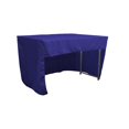 thumbnail image 1 of LA Linen TCpop-OB-fit-48x24x30-RoyalP50 1.42 lbs Open Back Polyester Poplin Fitted Tablecloth, Royal, 1 of 4