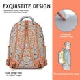 thumbnail image 4 of Sacred Symbolic Mandala Students Backpack Fashion Backpack with Vintage Traditional Mandala and Abstract Ornamental Pattern, Comfortable and Durable for School, 4 of 5