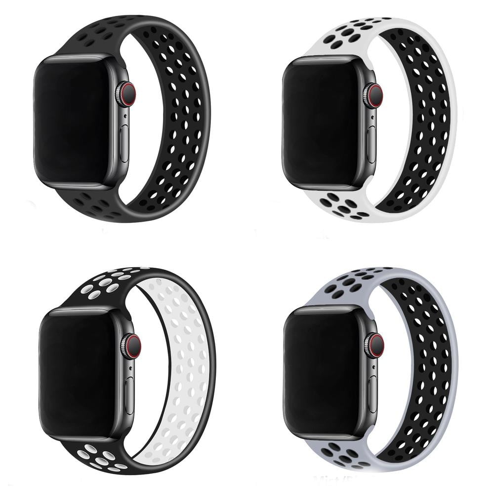 Yepband (1/4Pack) Sport Band for Apple Watch Bands 44mm 38mm 40mm 41mm