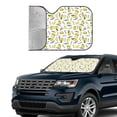 thumbnail image 3 of Kdxio Lavender Flowers Print Front Windshield Sun Shade,Folding Auto Sunshade for Car Truck SUV-, 3 of 7