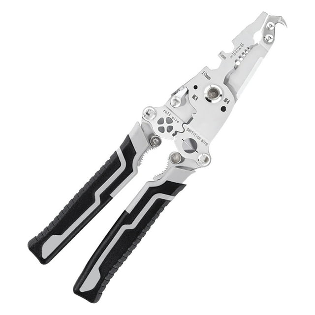 Hearth & Gear 18 In 1 Multifunctional Folding Pliers 2025 Upgraded Foldable Wire Stripper Quick Strip Wire Stripper Stripper For Cutting And Pulling Wires Center Finding Set Wheel Alignment compatible