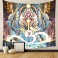 thumbnail image 1 of Tapiz para colgar en la pared, meditación, yoga, om, resumen espiritual, 1 of 2
