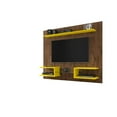 thumbnail image 4 of Manhattan Comfort Plaza 64" Wood Floating Entertainment Center in Brown/Yellow, 4 of 10