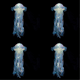 thumbnail image 2 of Jellyfish Atmosphere Nightlight Creative Lámpara para La La Habitación (Azul), 2 of 6