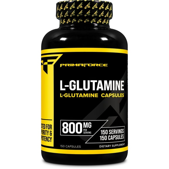 PrimaForce L-Glutamine, 800mg (150 Capsules)