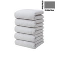 thumbnail image 3 of Soft Quick-Dry Absorbent Polyester Towel Set for Adults, 5-Pack Washcloths in Assorted Colors, 3 of 6