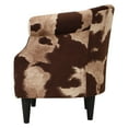 thumbnail image 3 of Fox Hill Trading Nikole Club Chair, Brown Cowhide, 3 of 6