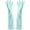 Blue, variant on Household Kitchen Cleaning Gloves Waterproof Cotton Lined Dishwashing Non-Slip Long Cuff Gloves