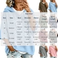 thumbnail image 3 of Caywon Women's Sweater, Hooded 3/4 Sleeve Button Front with Drawstring and Ribbed Trim, Loose Knit Casual Fall Winter Daily Wear for Women, 3 of 8