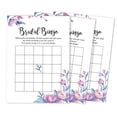 thumbnail image 1 of Inkdotpot 50FloralBingoGameCardsFor Bridal Wedding Shower Bachelorette Party Bulk Blank Square Fill In Gift Ideas, 1 of 1