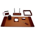 thumbnail image 1 of Dacasso Leather Desk Set, 8-Piece, Mocha, 1 of 1